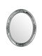 Wall Mirror with Silver Plastic Frame 70x56.2cm 1pcs