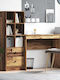 Desk Wooden Old Wood 90x40x76cm