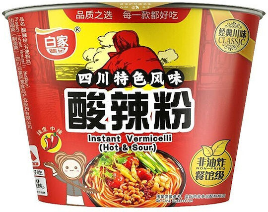 Baijia Instant Vermicelli Hot & Sour Bowl 105g
