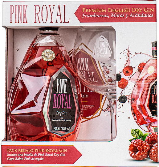 Gin Aromatizat Royal (+Verre) 40% 700ml