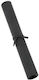 Lind Dna Runner with Pattern Black 38.5x140cm