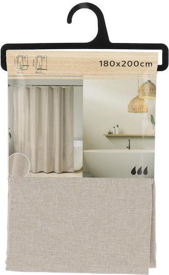 Atmosphera Κουρτίνα Μπάνιου 180x200cm Taupe Atmosphera Κουρτίνα Μπάνιου 180x200cm Taupe