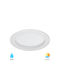 Braytron Round Metallic Recessed Spot White 54x54cm. 1pcs