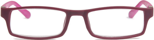 Women's Reading Glasses +1.00 Bordeaux / Pink 7787