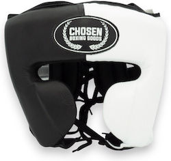 Chosen Adult Full Face Boxing Headgear Leather Black