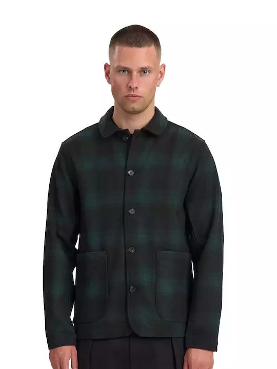 Anerkjendt Overshirt Long-sleeved Shirt Forest Night
