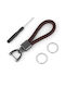 Brown Leather Keychain