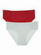 Βαμβακερά Damen Slip 2Pack Burgundy