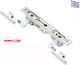 Security Lock Schiebetürmechanismus Weiß