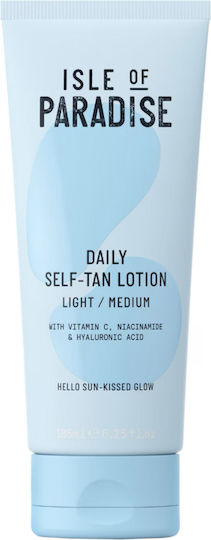 Isle of Paradise Daily Autobronzant Loțiune Corp Ușor / Mediu 185ml