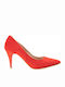 Orange High Heels