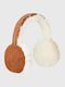 Γυναικείο Earmuff Πλεκτό σε Καφέ χρώμα