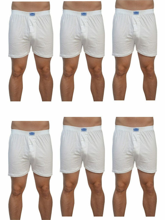 Onurel Slipuri pentru bărbați White 6Pachet