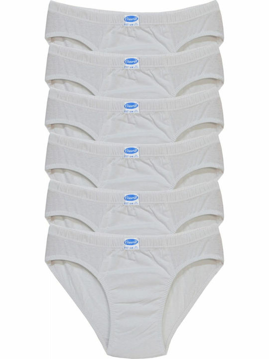 Onurel Slipuri pentru bărbați White 6Pachet