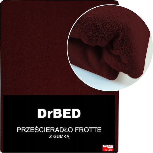Drbed Протектор за матрак Кинг Сайз Бордо 180x200бр
