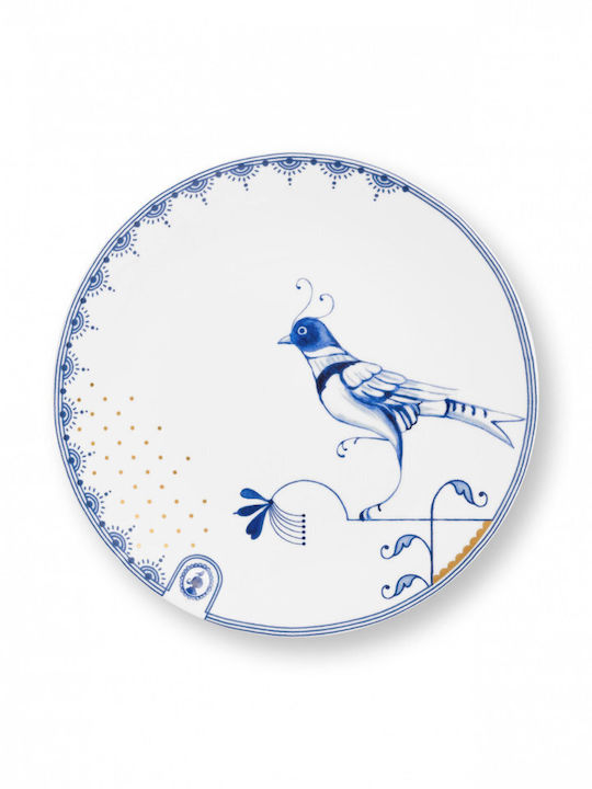 PiP Studio Πιάτο Γλυκού από Πορσελάνη Μπλε 18cm