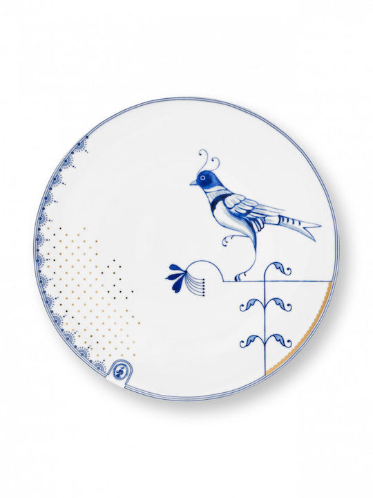PiP Studio Πιάτο Ρηχό από Πορσελάνη Μπλε 25.5cm