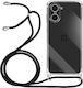 Avizar Case Cord Oneplus Nord Ce5 In Silicone Reinforced Corners Transparent