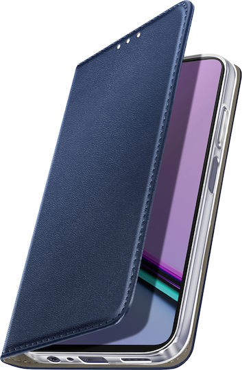Avizar Folio Case Realme Note 60 Card Holder Video Stand Function Dark Blue