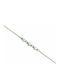 Amalfi Accessories Women's Bracelet with design Eye made of Silver with Diamond