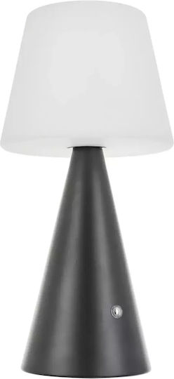 Table Lamp LED with Black Shade and Base