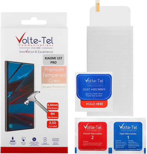 Volte-Tel 2.5D 0.3mm Vollkleber Gehärtetes Glas (Xiaomi 15T Pro)
