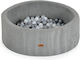 Moni Ball Pit Boucle made of Fabric 90x90x30cm....