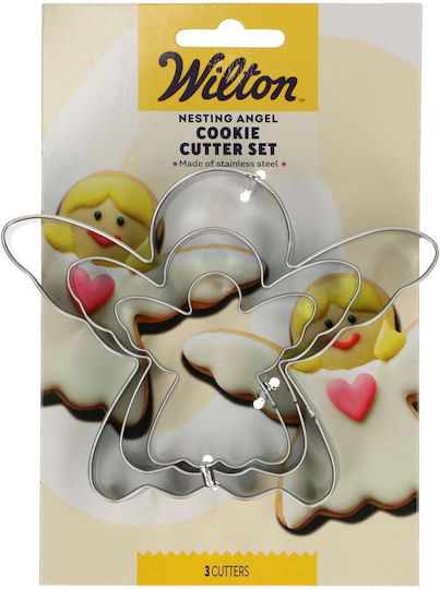 Set/3 Cookie Cutter Wilton Înger
