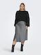 Women's Blouse Cotton Long Sleeve Floral Black