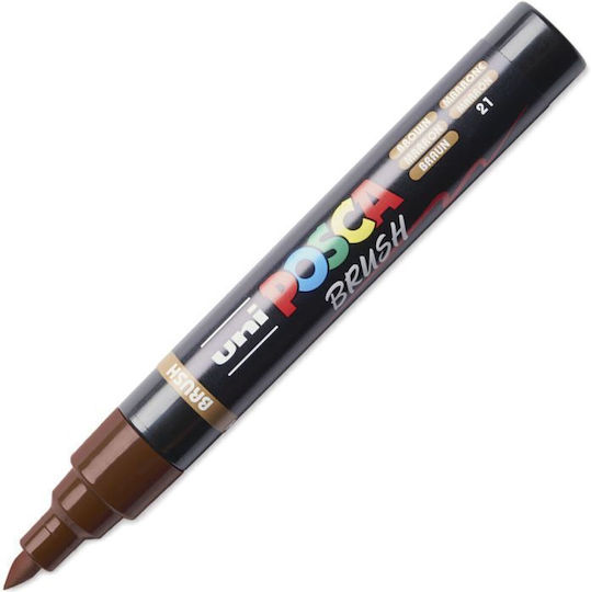 Uni-Ball Pictură Marker Maro