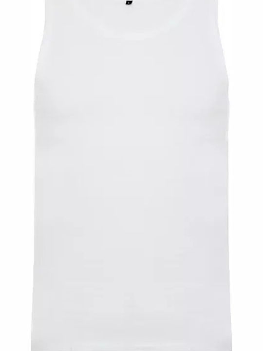 Roly Bărbătesc Fără Mâneci White