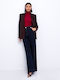 High Rise Women's Jean Pants in Wide Leg Style
