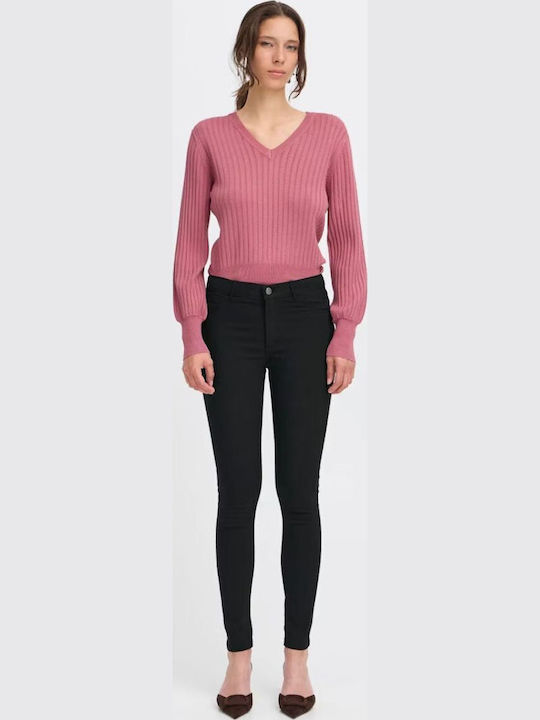 Women's Fabric Trousers Black