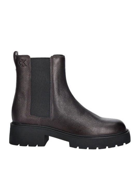 Calvin Klein Women's Chelsea Boots Burgundy