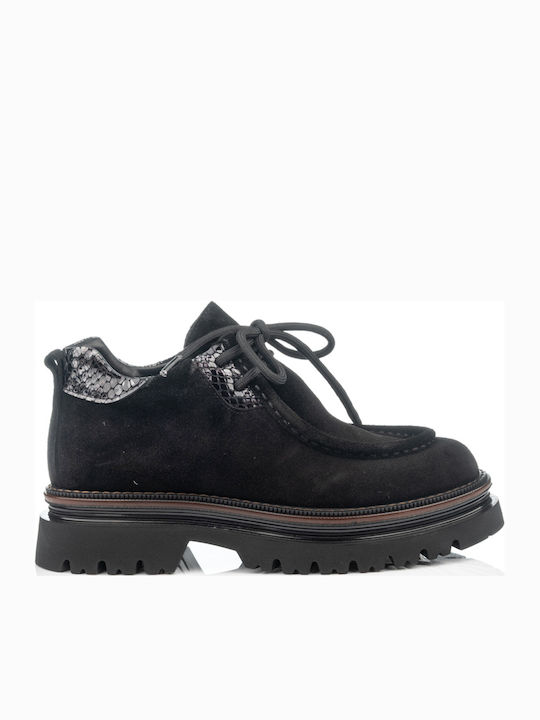 Leather Women's Ankle Boots Black