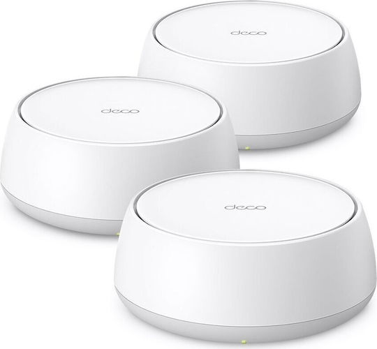 TP-LINK Deco BE22 WiFi Mesh Network Access Point Wi‑Fi 7 Dual Band (2.4 & 5GHz) in Triple KIt White