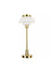 Decorative Lamp with Socket for Bulb E27 Gold