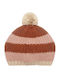 Kids Beanie Knitted Pink