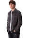 Long-sleeved Corduroy Shirt Blue
