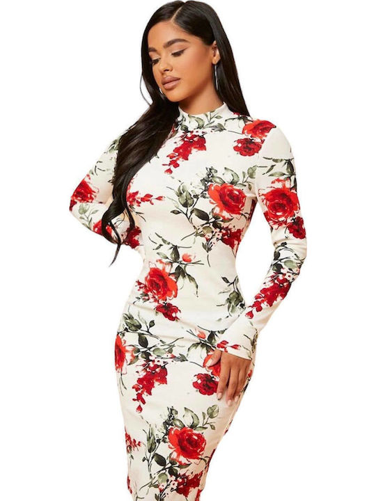 Woman's Fashion Evening Dress White
