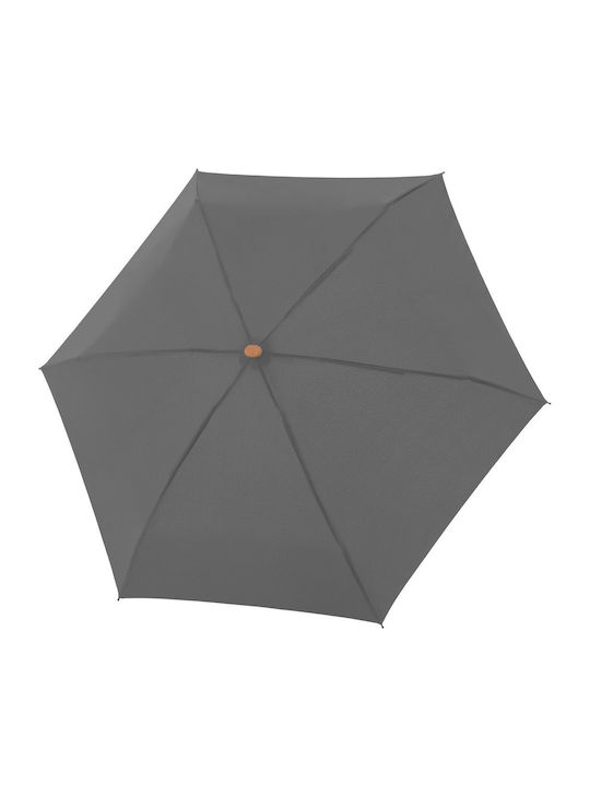 Doppler Rezistent la vânt Umbrelă de ploaie Compact Gri