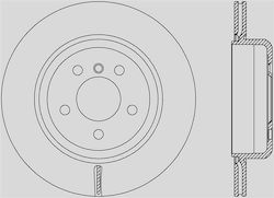 Coated Brake Disc Set Bmw Series 5 F10