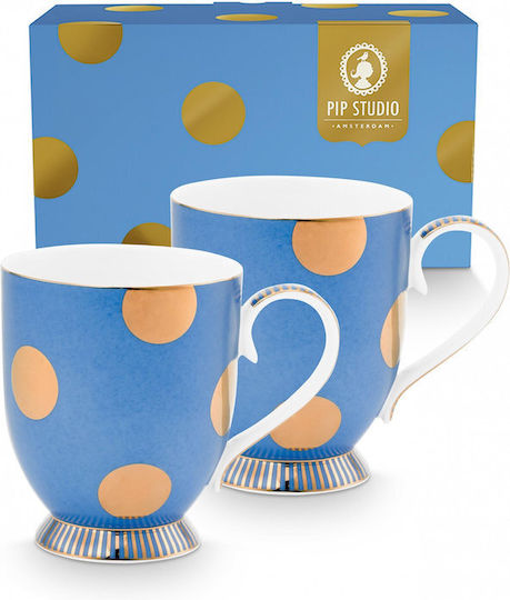 PiP Studio Mug from Porcelain Blue 380ml 2pcs