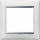 Legrand Valena Wechselrahmen Weiß Chrom 774291