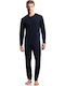 Emporio Armani Men's Winter Pajamas Set Blue