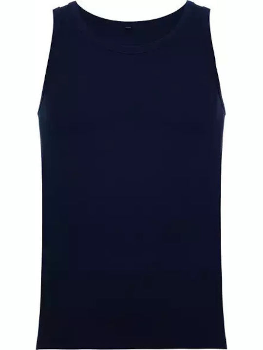 Roly Men's Sleeveless Promotional Blouse Navy Blue