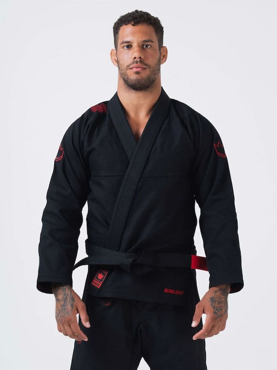 Kingz Ultralight 2.0 Ανδρικό Παντελόνι Brazilian Jiu Jitsu Μαύρο