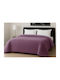 Le Blanc Duvet Cover Queen 220x240cm Rib Cut Lilac 700 GSMGsm