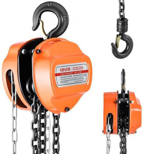 Vevor Chain Hoist Orange