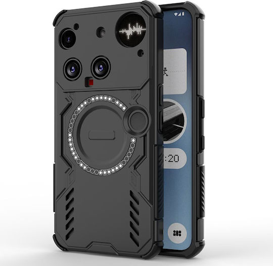 Techsuit Umschlag Rückseite Kunststoff Schwarz (Nothing Phone (3))